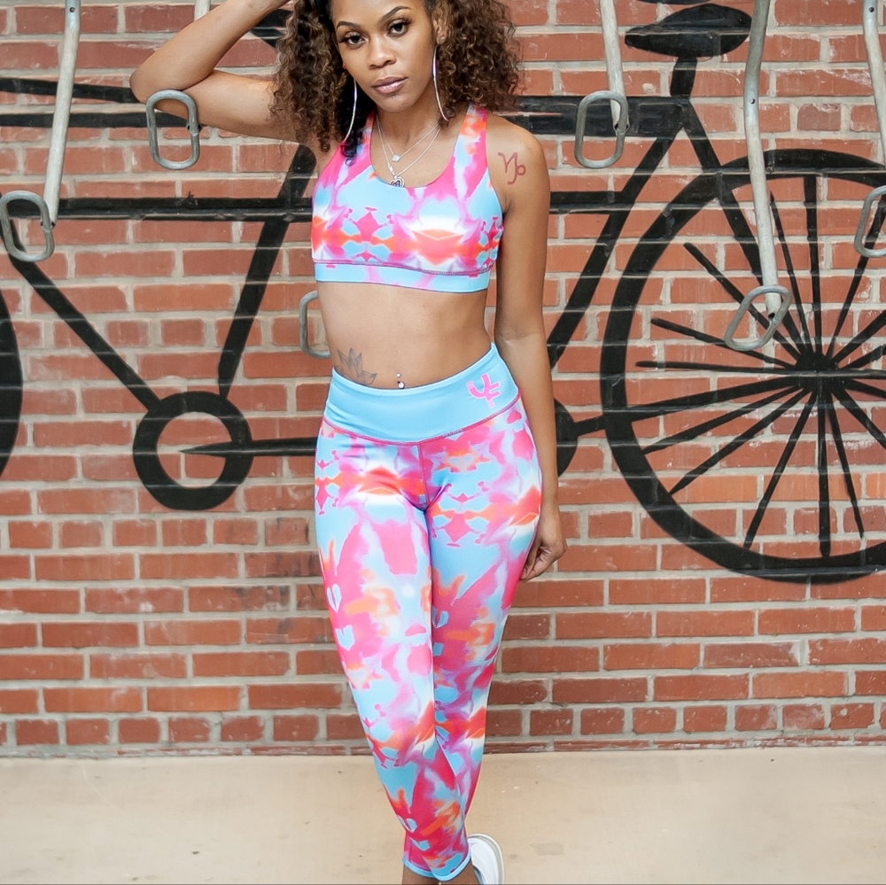tie dye workout set